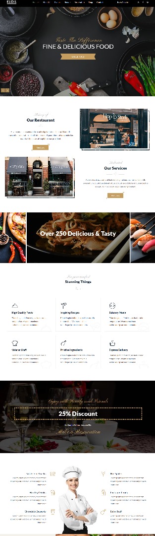 Food Restaurant Website